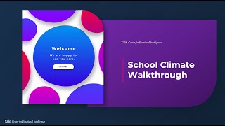 School Climate Walkthrough Orientation Video