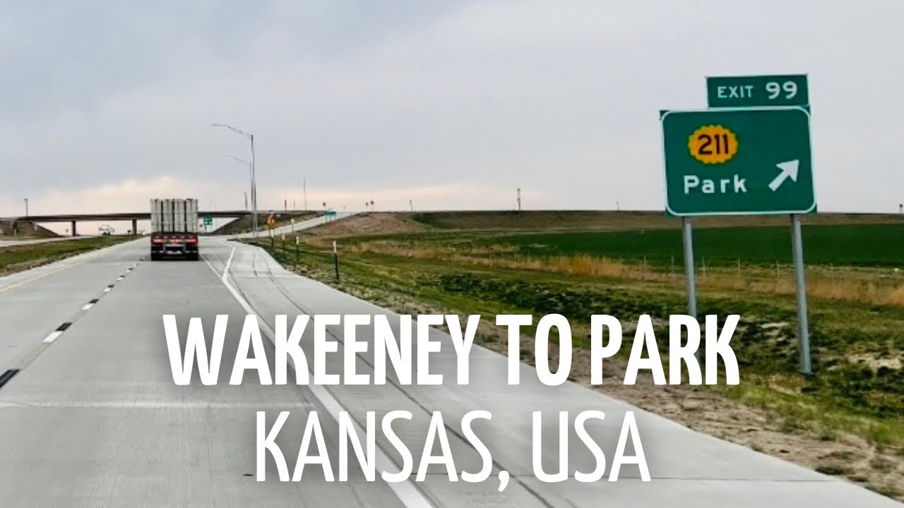 Driving from WaKeeney to Park, I70 West, Kansas, USA YouTube