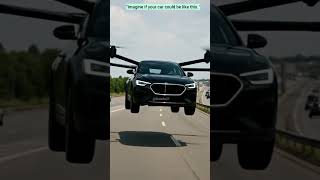 Epic Flying Car3 | Imagine Your Car Can Fly to the Highway | #ai #flyingcar #higway #toll #shorts