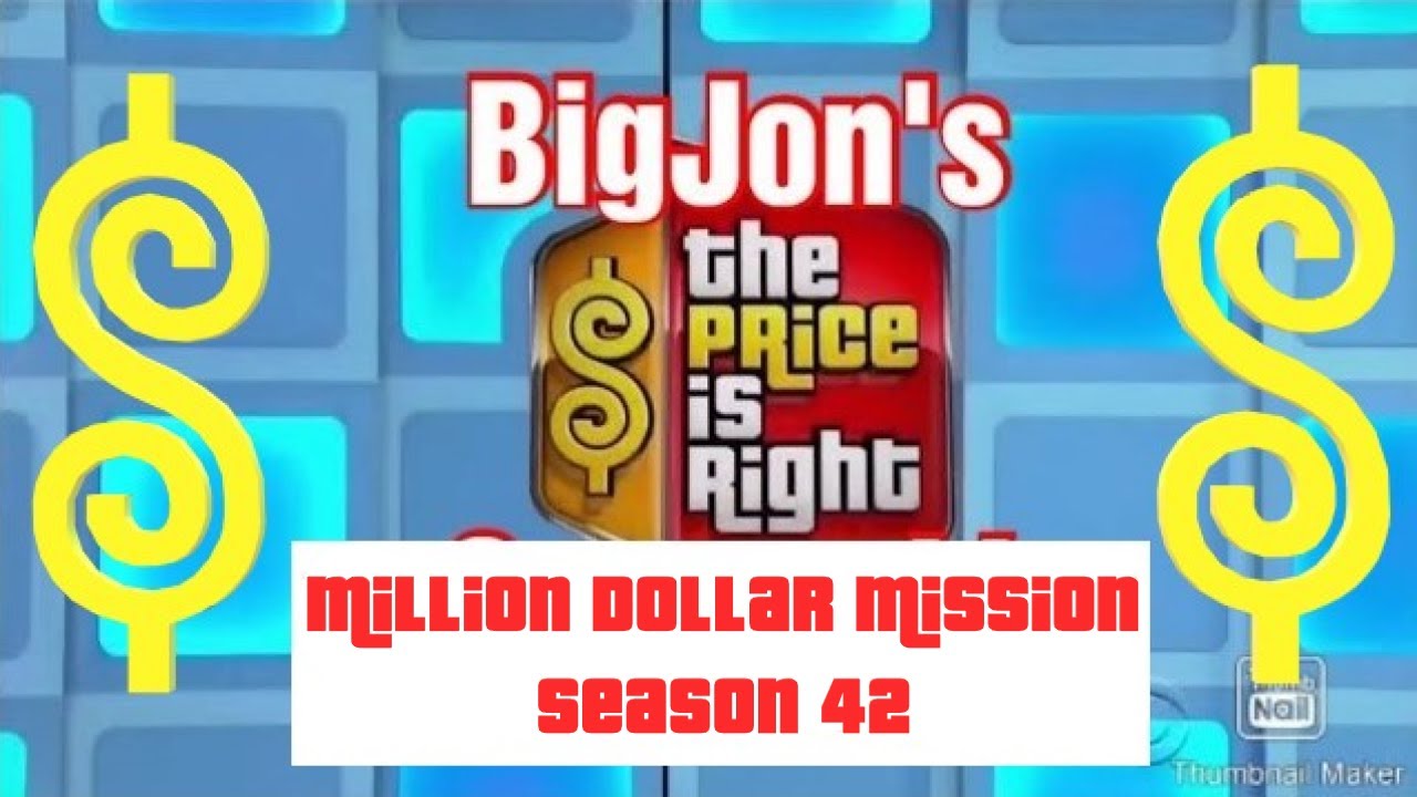 BigJon's The Price Is Right MDM Season 42: 