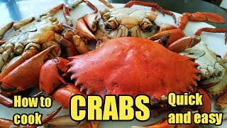 HOW TO COOK CRABS FILIPINO STYLE | QUICK AND EASY
