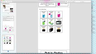 Famous Product Preview -  Cooking Sequencing File Folder Activities Profile