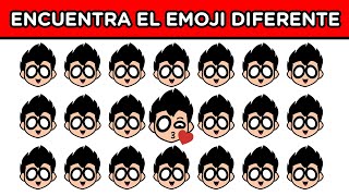 ENCUENTRA EL EMOJI DE LA CARICATURA DIFERENTE EN 10 SEGUNDOS | JONATHAN GC