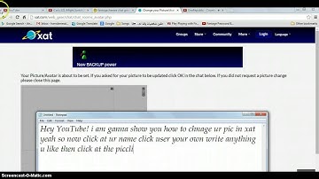 Xat- How to change ur pic