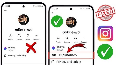 How To Fix instagram chat Nickname Option Not Showing Problem (2025) || Nickname Not Showing