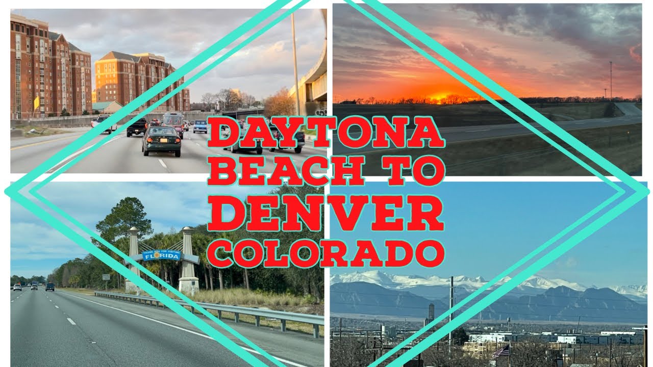 Driving from Daytona Beach, Florida to Denver, Colorado || Our 3-day Journey || Day 1