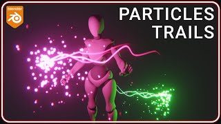 Simple Particles Trails in Blender | Simulation Nodes Made Easy