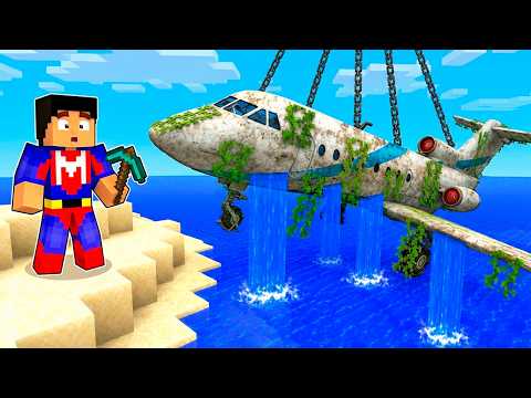 I FOUND an ABANDONED REAL-LIFE AIRPLANE in Minecraft