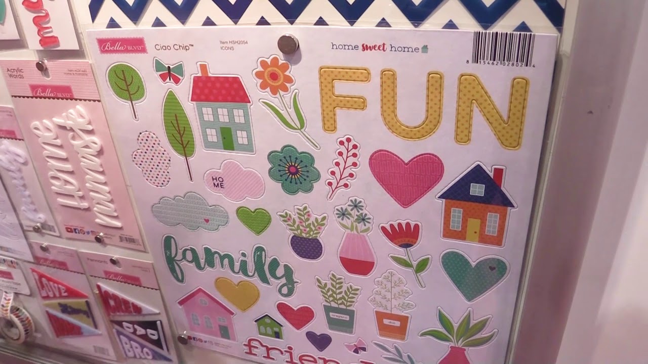 Bella Blvd | Home Sweet Home Collection | Creativation 2019 scrapbooking tarjetas