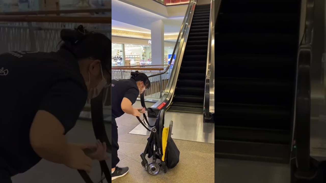 Auto-fold & cabin size light + stroller Quinton 