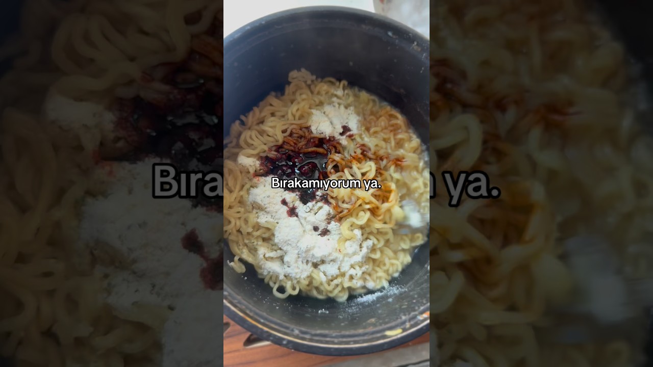 bağımlılıktır bizim için #noodle #viral #noodlesrecipe #ramen #indomie