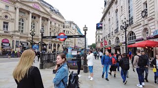 This is London PICCADILLY in 2021 | Slow TV London Walk