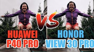 HUAWEI P40 PRO vs HONOR VIEW 30 PRO ТЕСТ КАМЕР