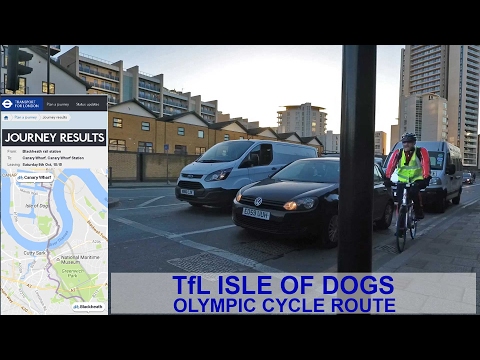 Video: Ny London-cykelväg på 50 miljoner pund mellan Hackney och Isle of Dogs föreslås