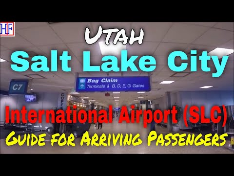 Video: Vilken terminal ligger sydväst vid Salt Lake City Airport?