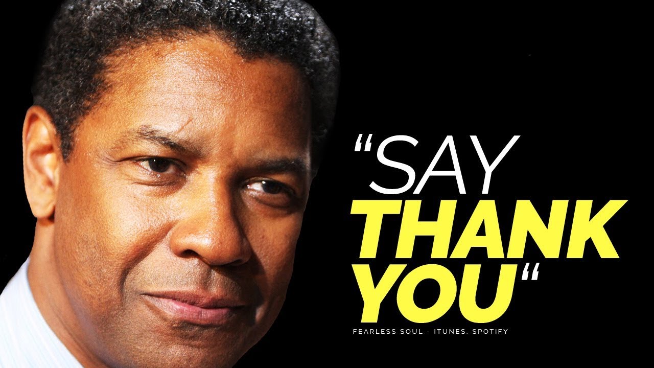 Say Thank You A Motivational Video On The Importance Of Gratitude Youtube