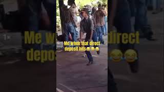 When that direct deposit hit😂😂😂#funny #comedy #shorts