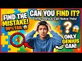 Find the Mistake #23 🧠 LIVE 🔴 | Only Genius Can Solve This IQ Test Puzzle 🤯 | Can You Spot It?