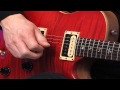 Playing the guitar: Lesson one on picking