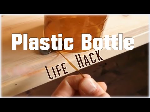 Plastic Bottle Cutter - DIY plastic strings out of PET bottles - Lifehack