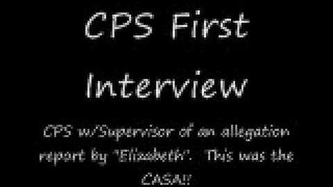 1st Interview with CPS of Muncie Indiana