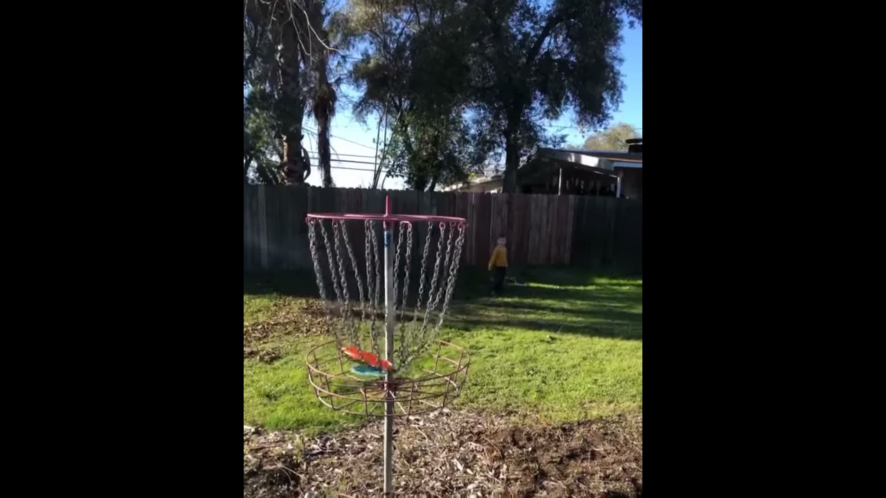 Backyard disc golf YouTube