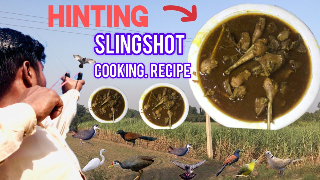 Best Slingshot Birds AND Cooking! Gulel master Naveed Anjam recipe