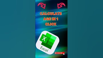 Excel Formula to Calculate Age in Seconds! | DATEDIF Explained