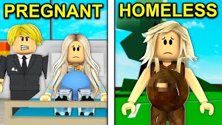 Pregnant AND Homeless.. (Roblox Brookhaven)