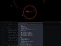 how to create an analog clock | clock using html css js | #viralshorts #viralvideo #coding #html