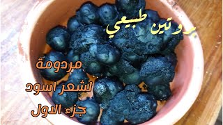 طريقة صنع مردومة للحصول على شعر اسود لامع طبيعي/بروتين وعلاج لشعر المجعد /يخفي شيب لمدة طويلة