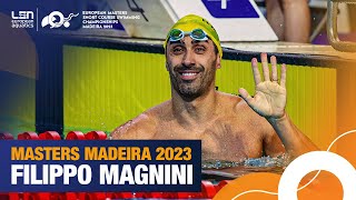 Filippo Magnini Breaks TWO World Records | Masters Madeira 2023 | European Aquatics