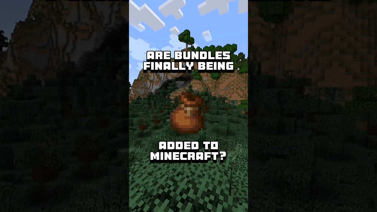 bundles FINALLY being added to #minecraft