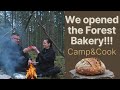 We opened the Forest Bakery! (Tarp Camp) #forestlife #bushcraft #outdoors #asmr