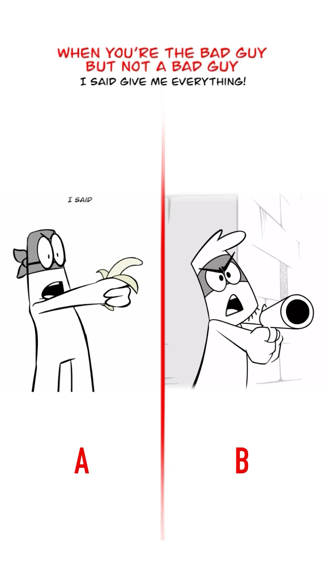 She Was My Everything ? A vs B (Animation Meme) #shorts