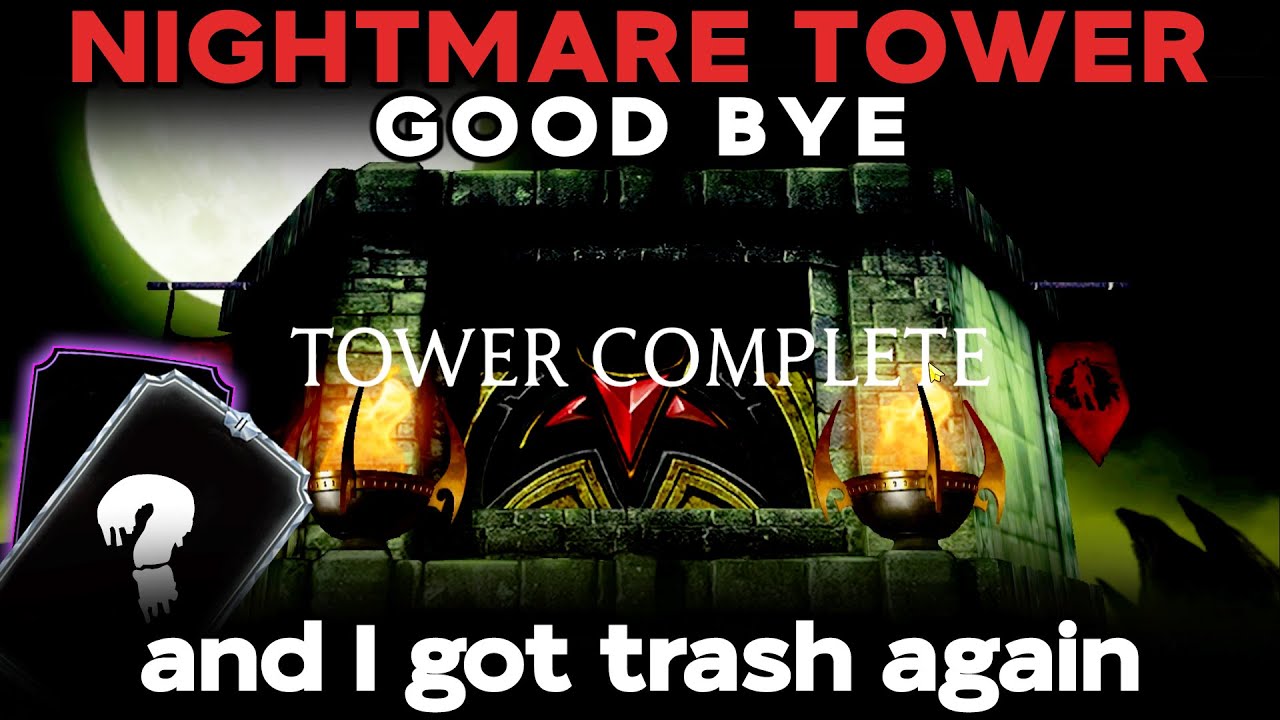 Good Bye Nightmare Tower | Final Battle 200 with Gold Team | MK Mobile