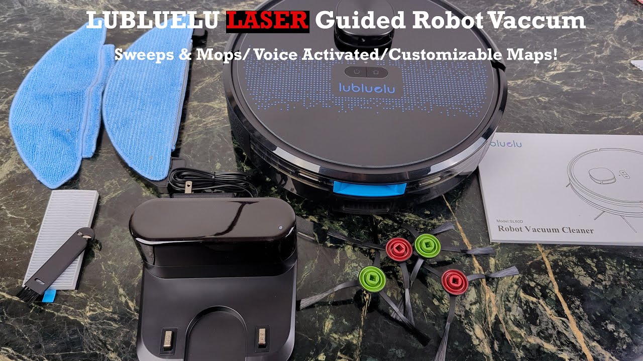 Lubluelu 2 in 1 Robotic Vacuum Cleaner 