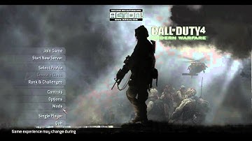 CoD4 - PC Mod Menu [TUT]
