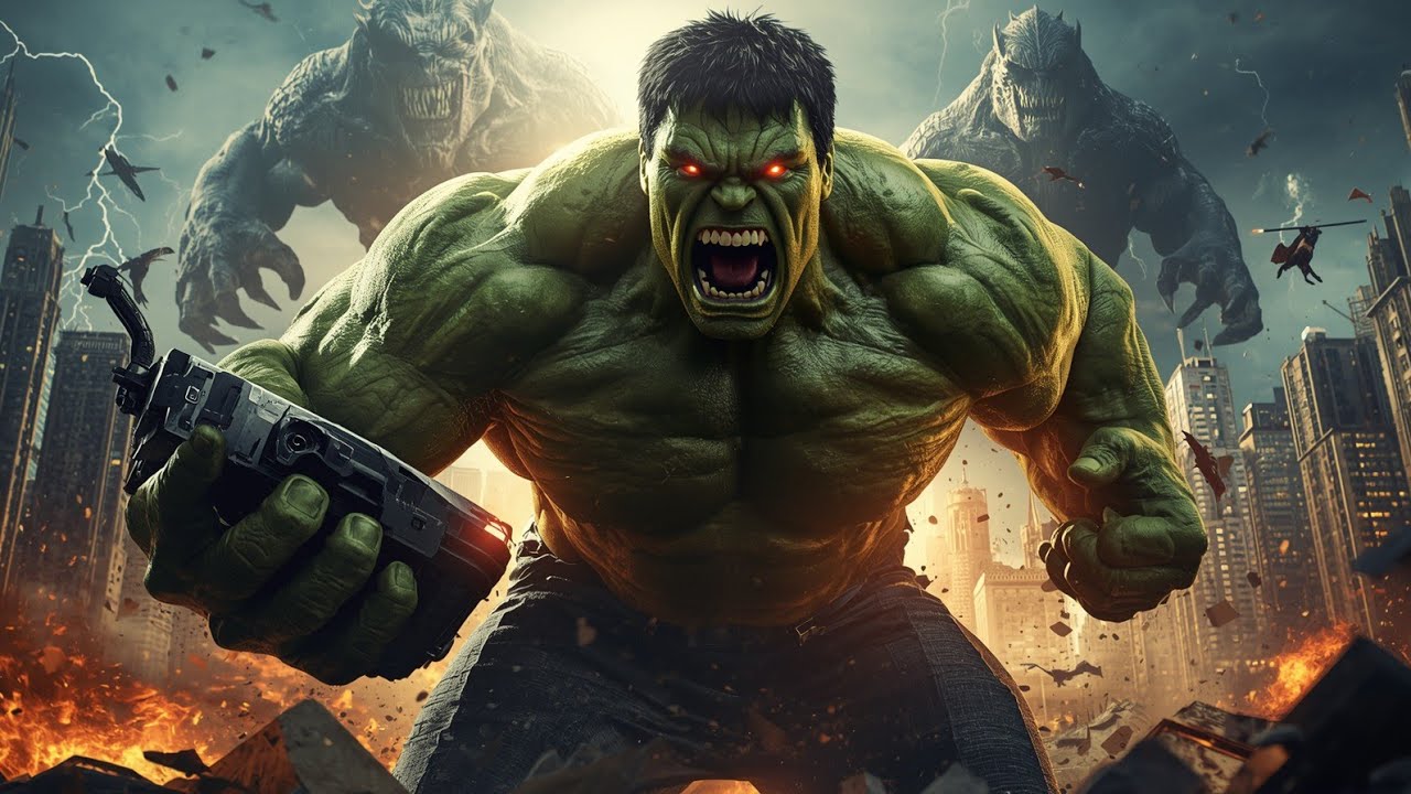 HULK vs GIANT MONSTERS | City Under Attack | Full Action Movie||HulkHighPower 