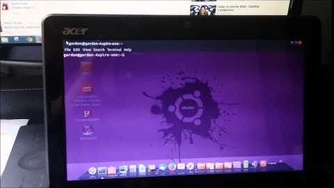 Ubuntu 14.10 Cairo-Dock Session