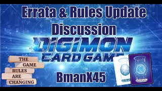 Digimon TCG: Errata and Rules Update - Small Errata Name Change & OCG Update