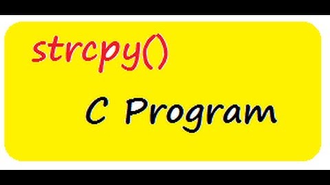 TAMIL STRCPY IN C PROGRAM DEMO