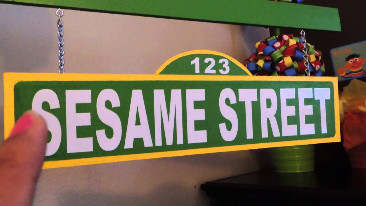 Sesame Street DIY  Party  Decor  YouTube 