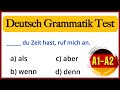 Deutsch Grammatik Quiz A1-A2 | Schaffst du alle Fragen? | Deutsch als Fremdsprache lernen