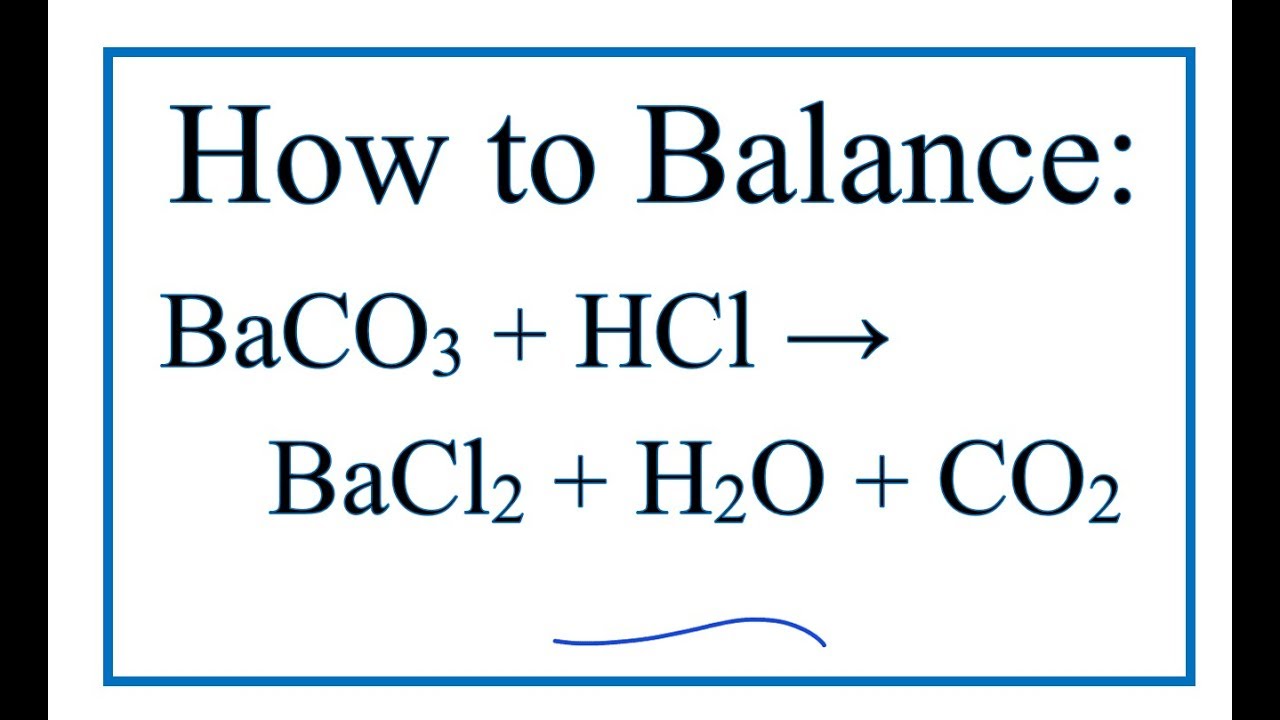 Ba bacl2 hcl h2s