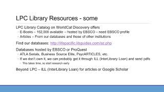 MACL LPC Library Orientation pt 2