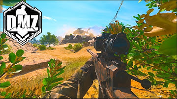 Ghillie Sniping In DMZ is SATISFYING... Warzone DMZ ghillie Player Hunting