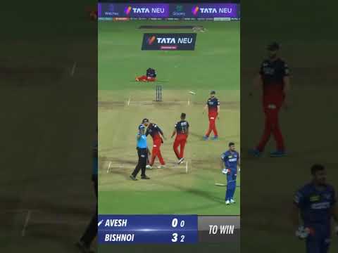 RCB or LKS Avesh Khan Ka reaction!! Last Ball me single  #shorts #shortvideo #subscribe #foryou