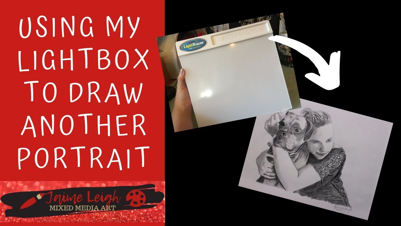 How to Draw with a LIGHT BOX // ELICE LED Light Pad Demo & Review 