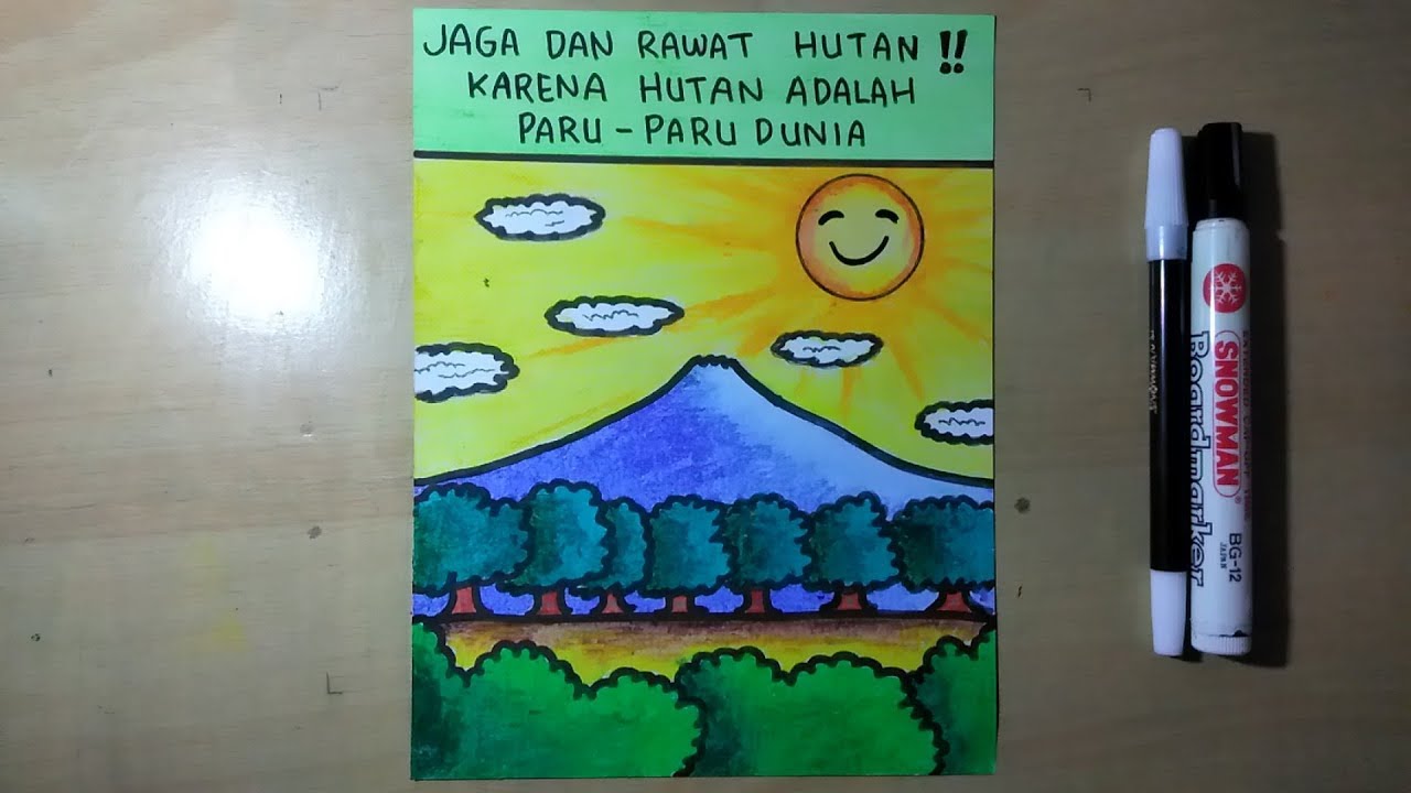 Rancanglah sebuah gambar yang akan mendukung isi pesanmu.